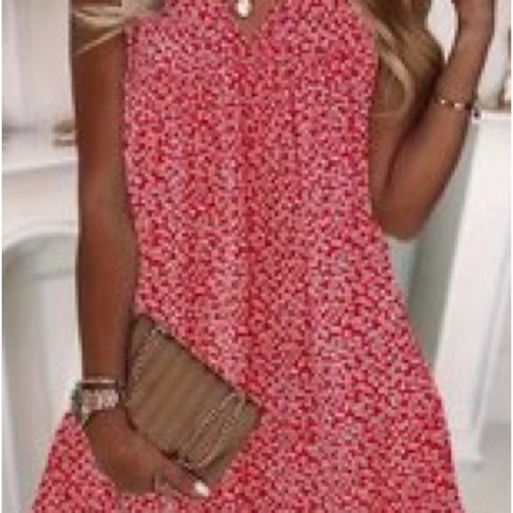 Ditsy floral print dress